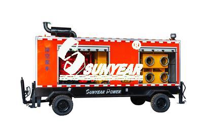 大流量排澇自吸移動(dòng)泵車(chē)